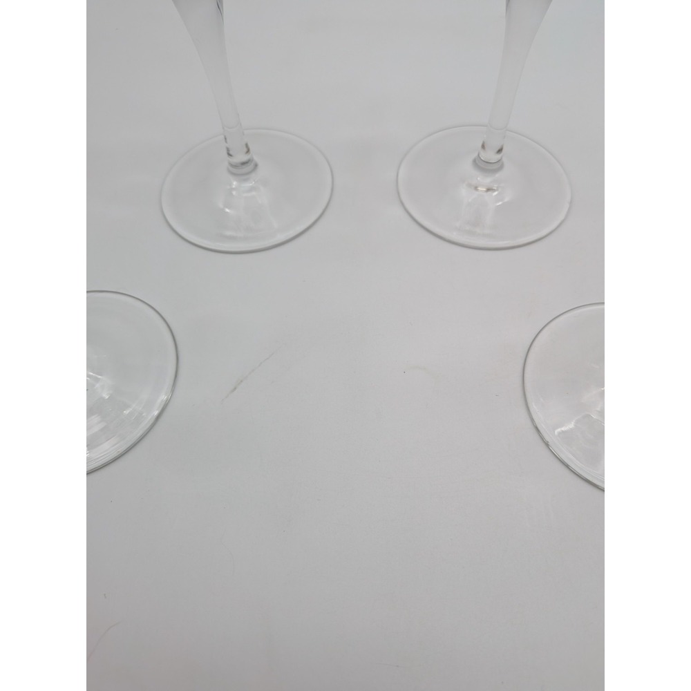 Set of 4 Vintage Rosenthal Studio Line Crystal Champagne Coupe Glasses 6" MCM - Picture 5 of 10